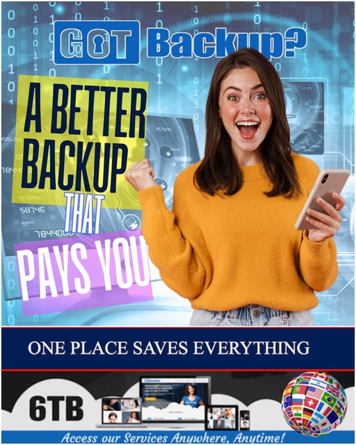 join got backup international business opportunity & make residual income